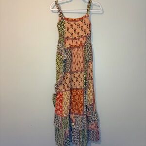 Abel the Label : Bohemian Floral Patchwork Maxi Dress